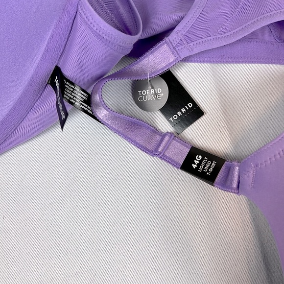 Torrid Curve 360 Back Smoothing Lightly Lined T-Shirt Bra NWOT Size 44G - Picture 9 of 9